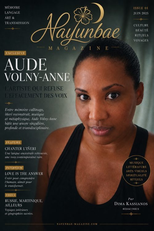 Couverture de Nayunbae Magazine, Issue 01 : Aude Volny-Anne