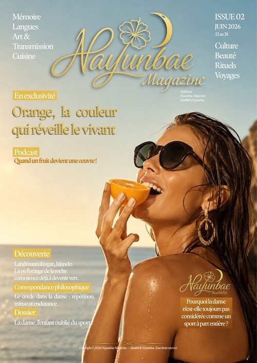 Couverture de Nayunbae Magazine, Issue 02 : Orange, la couleur qui réveille le vivant