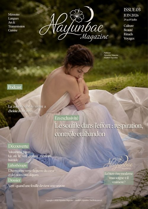 Couverture de Nayunbae Magazine, Issue 03 : le vert, couleur du vivant